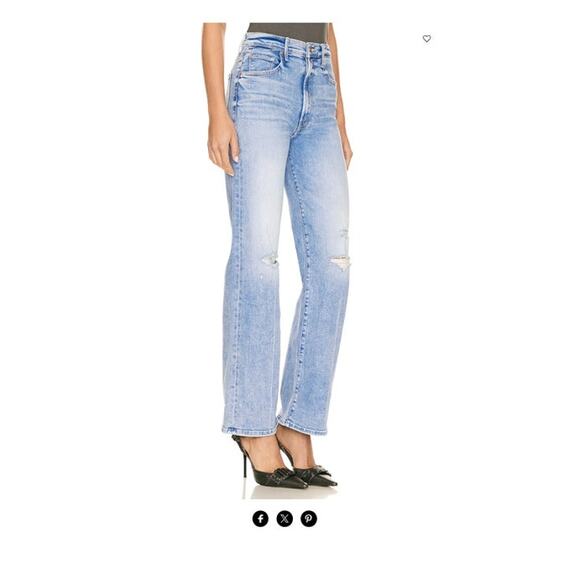 MOTHER SUPERIOR High Waist Jeans The Maven Skimp in Ropin n Rollin NWT - Picture 12 of 13